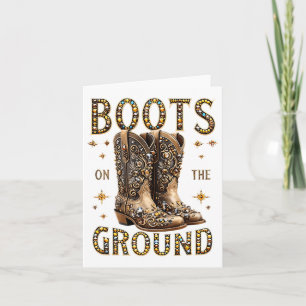 Boot på marktusflickan Western där Kort