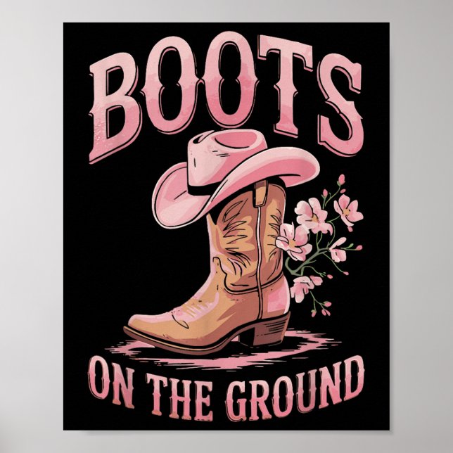 Boot på marktusflickan Western där Poster (Framsidan)
