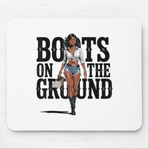 Boot på Marund Black Cowgirl Melanin Women Musmatta