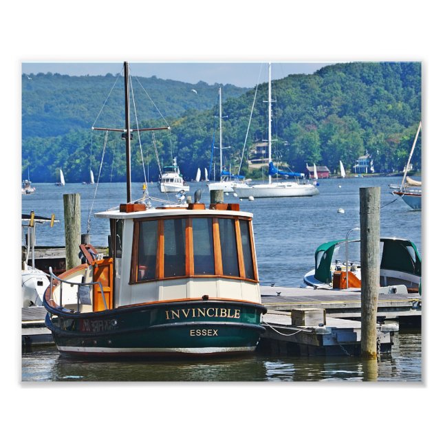 Boot Photo Print Fototryck (Framsidan)