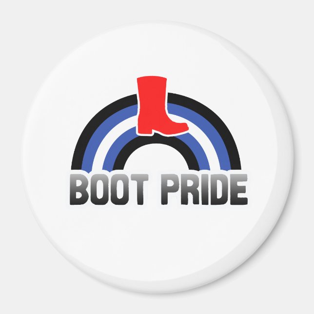 Boot Pride Magnet (Framsidan)