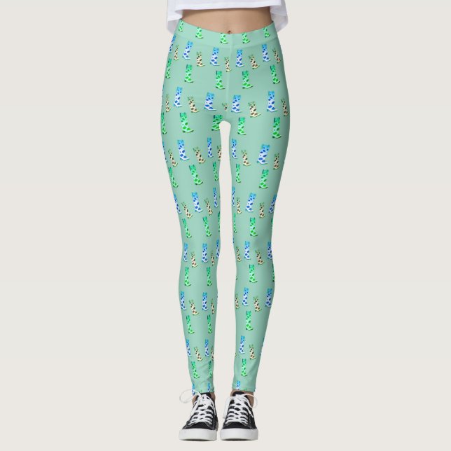 Boot Scoot Leggings (Grön) (Framsida)