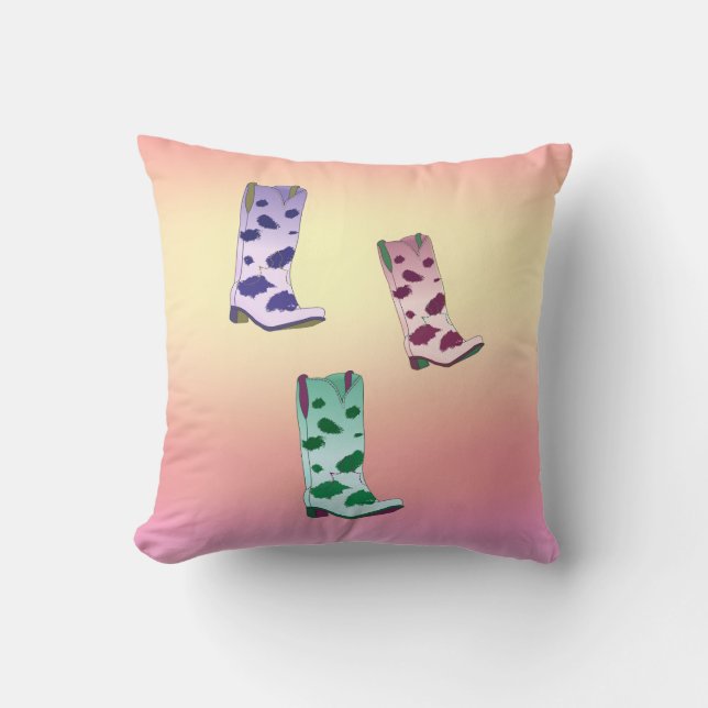 Boot Scoot Throw Pillow Kudde (Framsida)