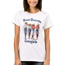 Boot Scootin Cowtjejer T-Shirt