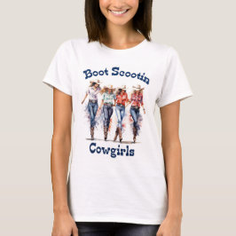 Boot Scootin Cowtjejer T-Shirt