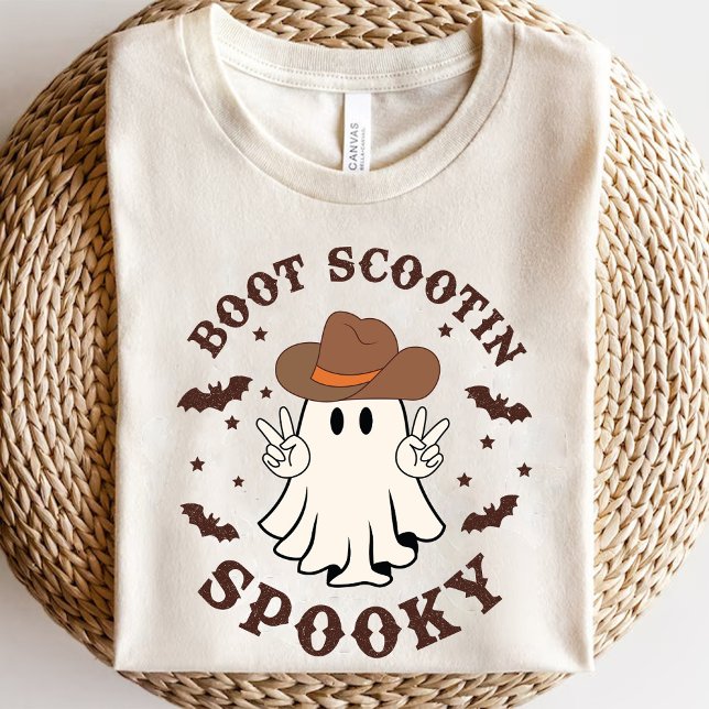 Boot Scootin Spooky Western Ghost Halloween T Shirt (Boot Scootin Spooky Western Ghost Halloween TShirt)