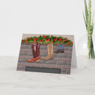 Boot Stockings av Fireplace Helgkort