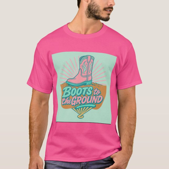 Boot till Ground-Cowgirl Energy Tee (Framsida)