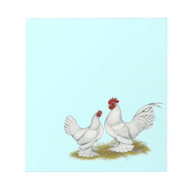 Booted Bantams Anteckningsblock (Framsida)