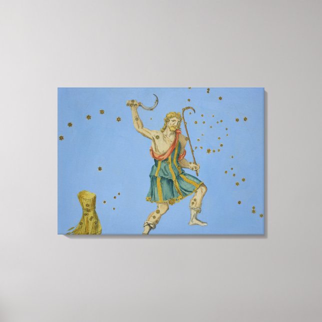 Bootes konstellation, från "Uranometria" av Joh Canvastryck (Framsida)