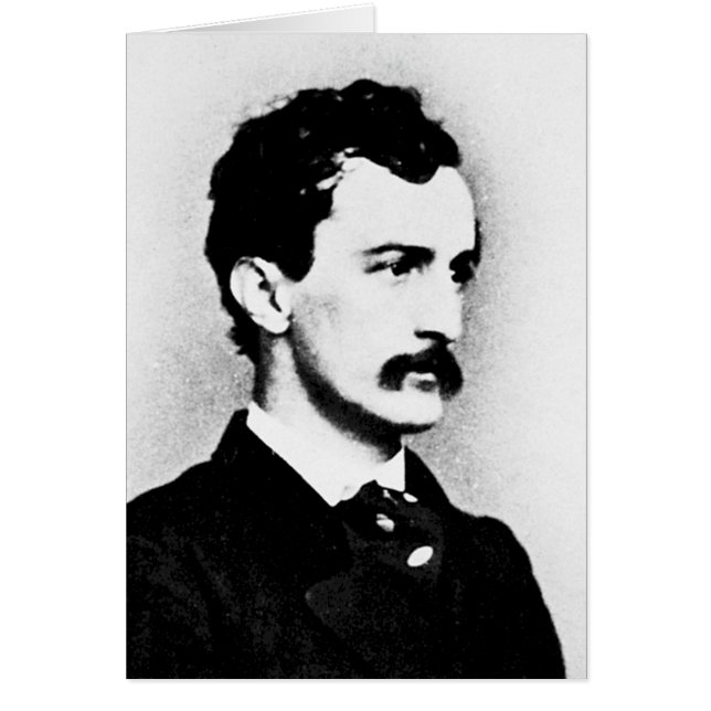 Booth ~ John Wilkes / Assassin Hälsningskort (Framsidan)