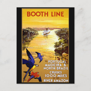 Booth Line till Portugal Madeira Vykort
