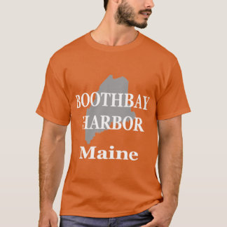 Boothbay Harbour Maine State City and Town Pride T Shirt