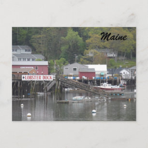Boothbay Harbour, Maine Vykort
