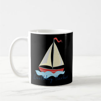 Boothbay Harbour Sailing Segelbåt Nautical Regatta Kaffemugg