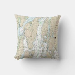 Boothbay Harbour till Bath Nautical Chart 13296 Kudde