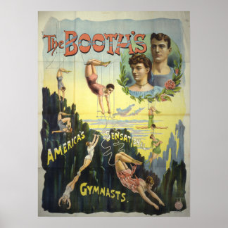 Booths Gymnast Poster