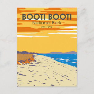 Booti Booti nationalpark Australien Vintage Vykort