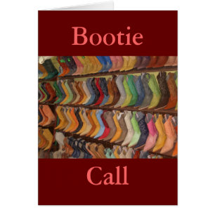 Bootie Call Hälsningskort