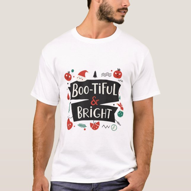 Bootiftfull och snygg design t shirt (Framsida)