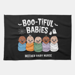 Bootiful Babies Mamma Barn Sjuksköterska Halloween Kökshandduk