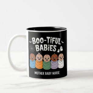 Bootiful Babies Mamma Barn Sjuksköterska Halloween Två-Tonad Mugg