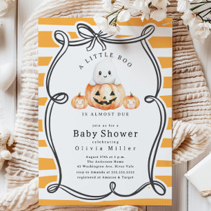 Bootiful Beginnings Baby Shower Inbjudningar
