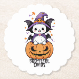 Bootiful Chaos | Fladdermus, hattar och pumpor Underlägg Papper