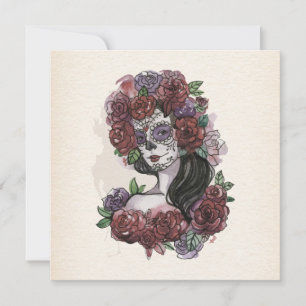 Bootiful Dia de los Muertos Party Inbjudan