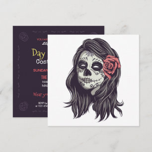 Bootiful Dia de los Muertos Party Inbjudan