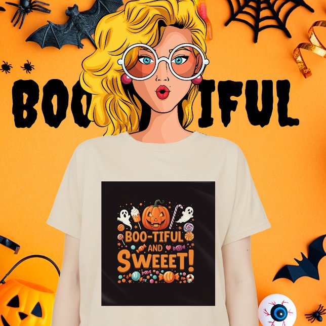 Bootiful Family Matching Halloween Women's T Shirt (Boo-tiful Family Matching Halloween Outfits)