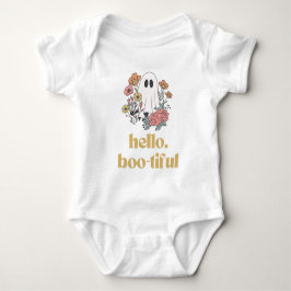 Bootiful Ghost Baby Bodykostym T Shirt