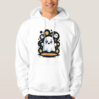 Bootiful glöd - Cute Halloween Ghost Hoodie