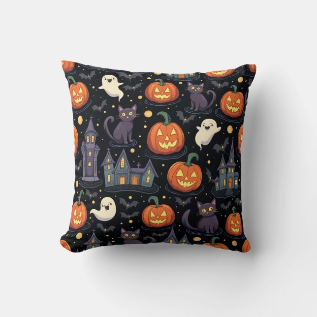 Bootiful Halloween Pillow Kudde (Framsida)