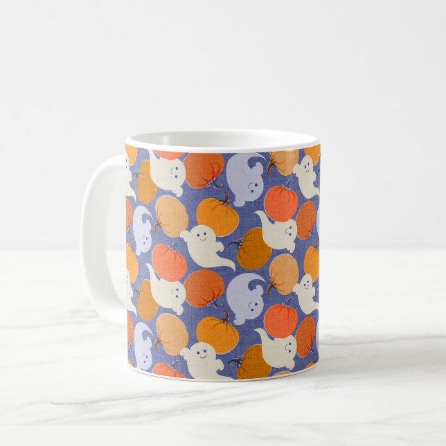 Bootiful Halloween Retro Kaffemugg (Framsida vänster)