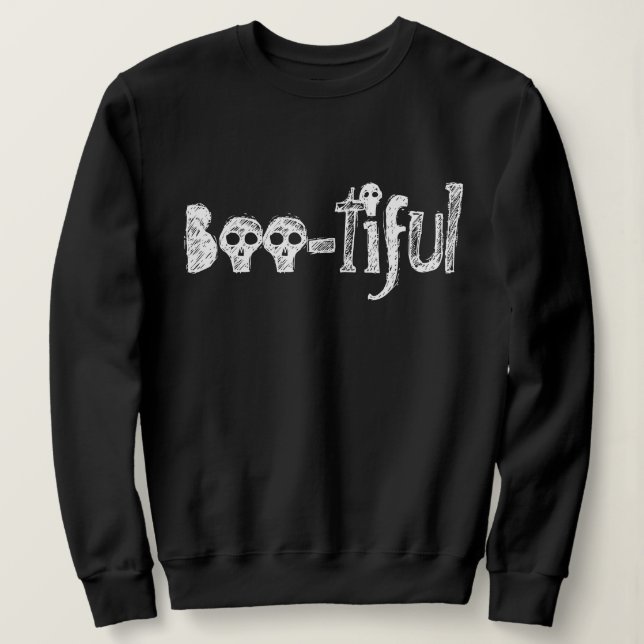 Bootiful Halloween T Shirt (Design framsida)