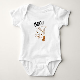 Bootiful Pumpkin Baby Bodykostym - Cute Ghost & Bo T Shirt