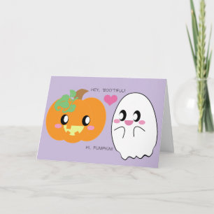 BOOtiful Pumpkin Kärlek-hälsningskort Kort
