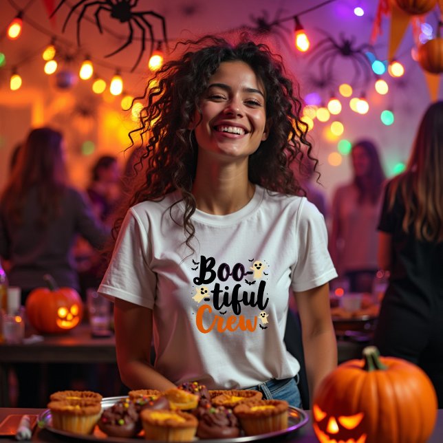 Bootike Crew: Cute Ghost Halloween T Shirt (Skapare uppladdad)
