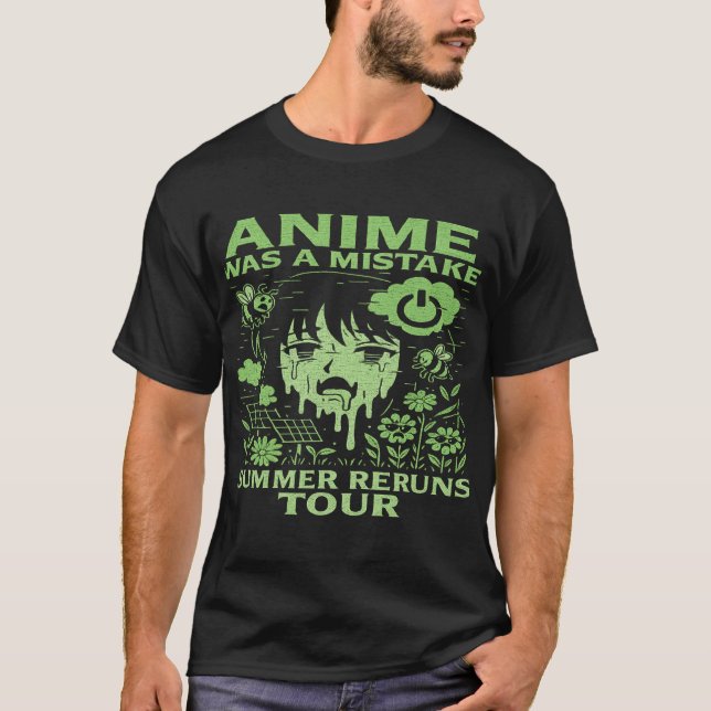 Bootleg Anime Tour Unisex Softstyle T-Shirt - Järn (Framsida)
