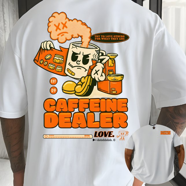 Bootleg Cartoon Coffee Mug Graphic tee gift lover (Skapare uppladdad)