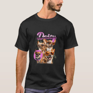 Bootleg Collage Cute C, hund, Daisy 90-tal, Mamma T Shirt