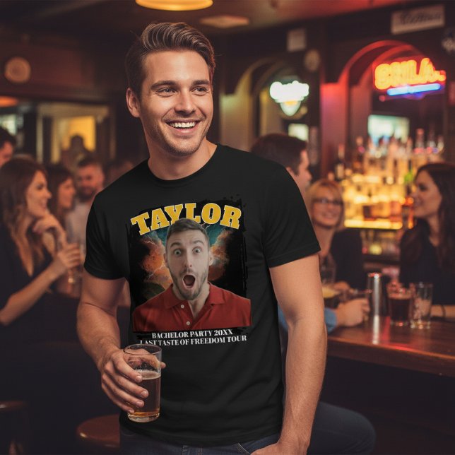 Bootleg Concert Photo and Text Personalized Fun T Shirt (Bootleg Concert 3 Photo and Text Personalized Fun T-Shirt by Ricaso - Read instructions)