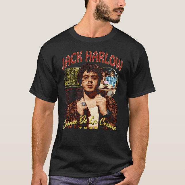 Bootleg Harlow Rapper Tour Vintage Classic T-Shirt (Framsida)