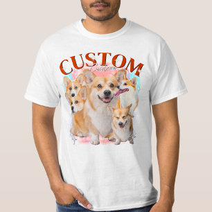 Bootleg Hund Pet Foto Djur 90s 1WH1 T Shirt