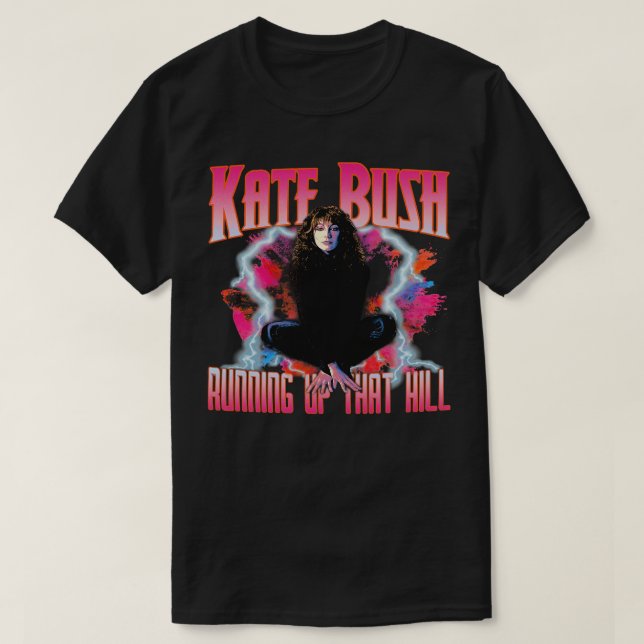 Bootleg Kate Bush Fanart Design T Shirt (Design framsida)