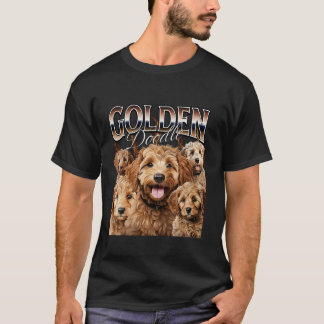 Bootleg Stil Rap Tee Goldendoodle Hund design Long