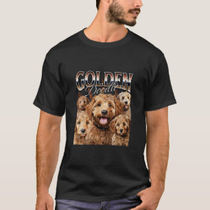 Bootleg Stil Rap Tee Goldendoodle Hund design Long