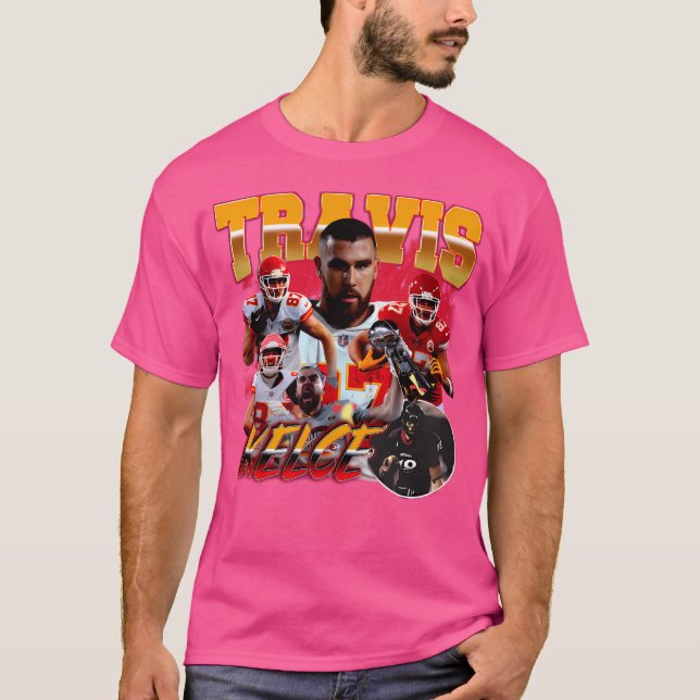 Bootleg Travis Kelce T Shirt (Framsida)