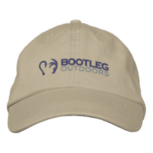 Bootleg utomhus, justerbar hatt broderad keps